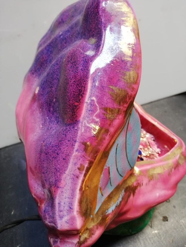 Antigua Lámpara Vallauris Años 50