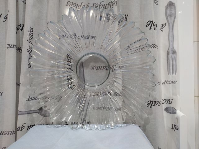 Centro de mesa Cristal o enorme frutero