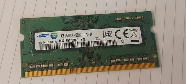 2 Memorias de 4gb DDR3 Sodimm Samsung 