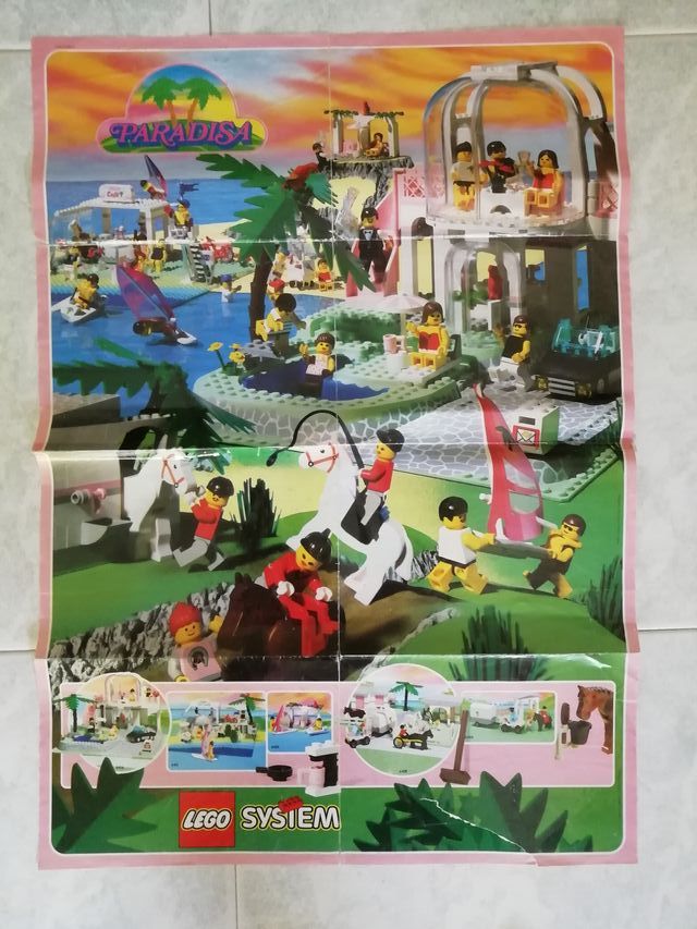 Poster Lego, vintage 1992. Tema: Town, Sottotema: