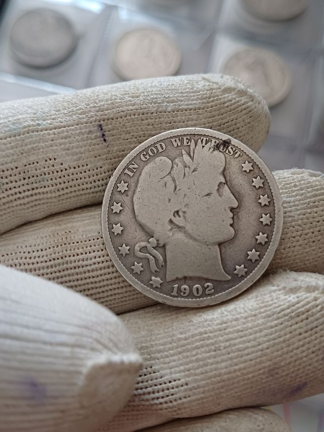 medio dolar de plata