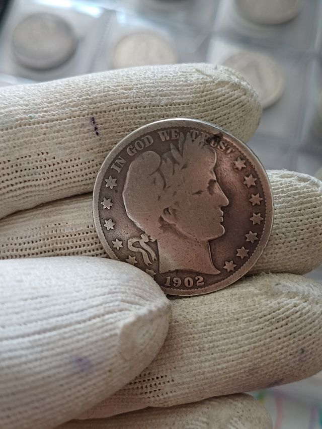 medio dolar de plata