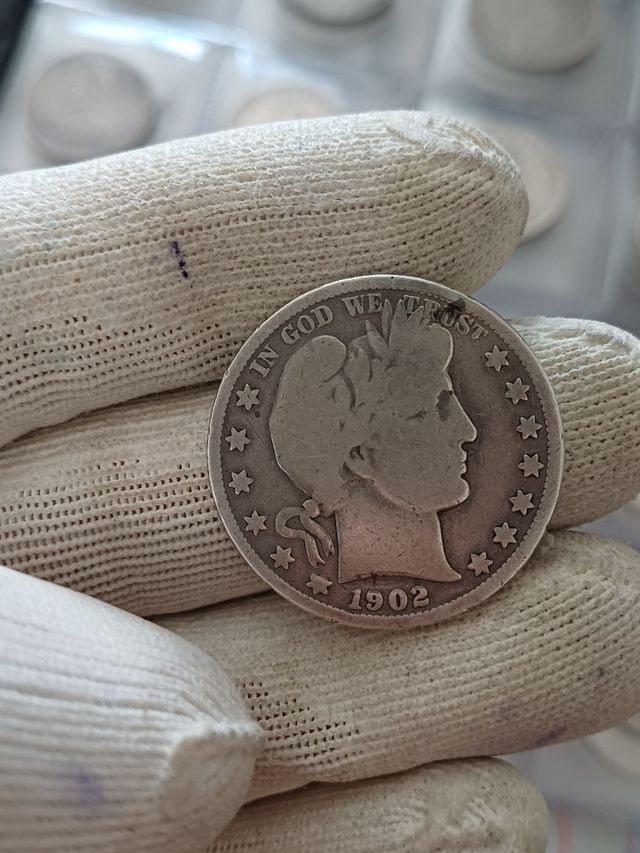 medio dolar de plata