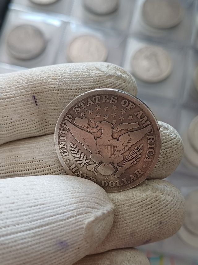 medio dolar de plata