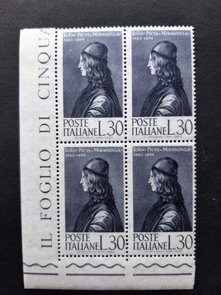 49. Poste italiane quartine Pico della Mirandola