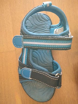 Sandalias niño azul