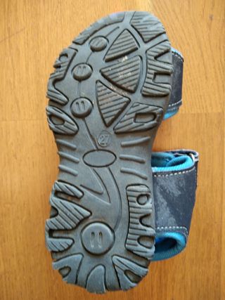 Sandalias niño azul