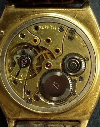 Reloj  Zenith vintage Oro amarillo/blanco.