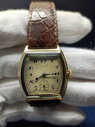 Reloj  Zenith vintage Oro amarillo/blanco.