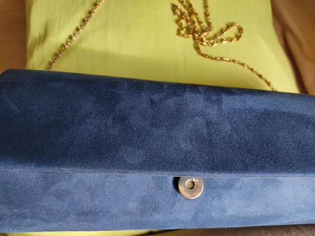 Bolso de ceremonia azul marino