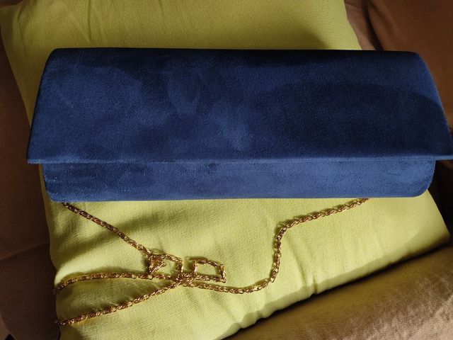 Bolso de ceremonia azul marino