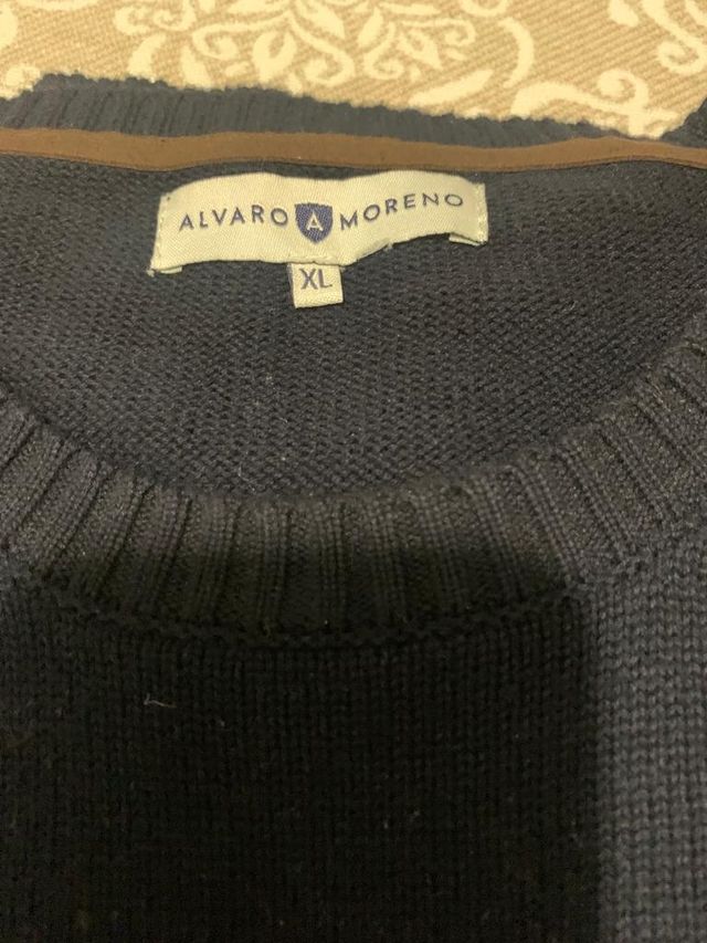 Chaleco azul Alvaro Moreno