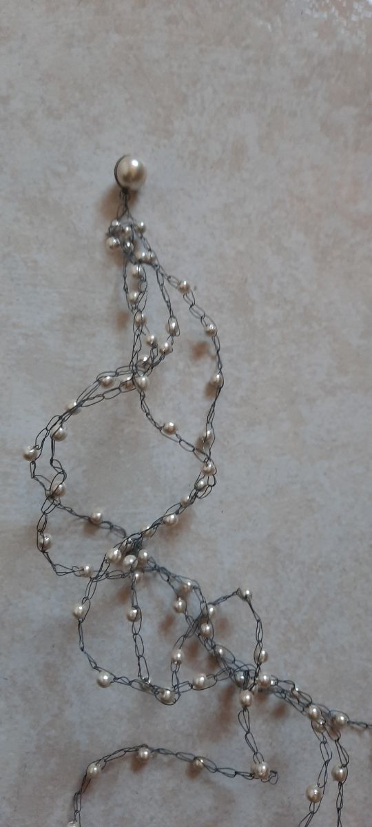 Filo perle e argento