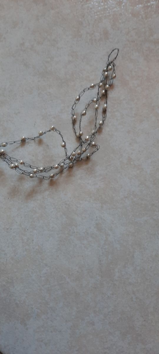 Filo perle e argento
