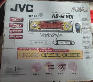 Radiocd mp3 coche jvc 