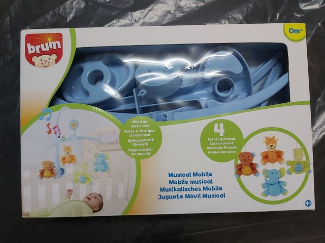Juguete móvil musical para cuna
