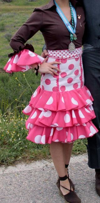 Vestido corto flamenca T34
