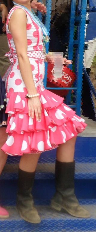 Vestido corto flamenca T34