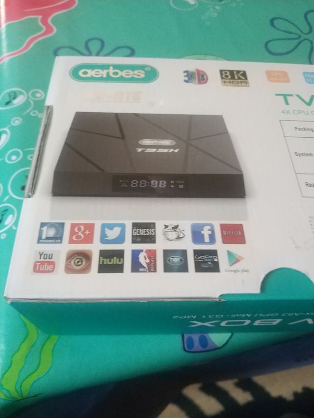 ANDROID HD TV BOX 8K aerbes modelo AB-R15 con 4gb