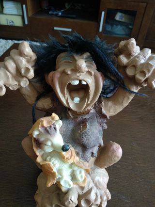 Troll ,duende de resina.15cm
