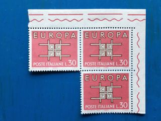 61. Francobolli poste italiane CEPT 1963