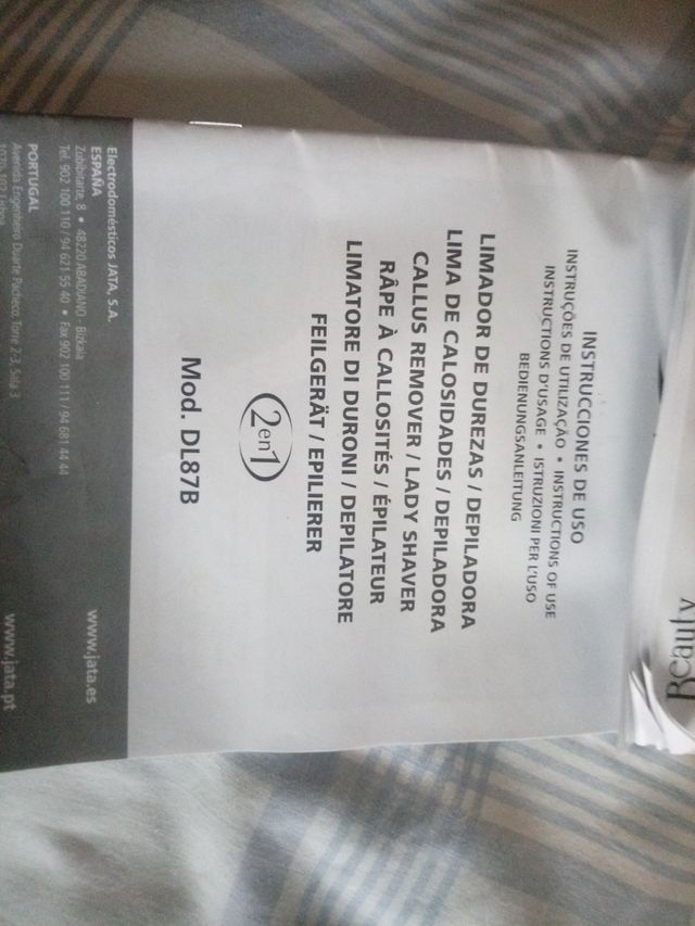 Depiladora y limadora