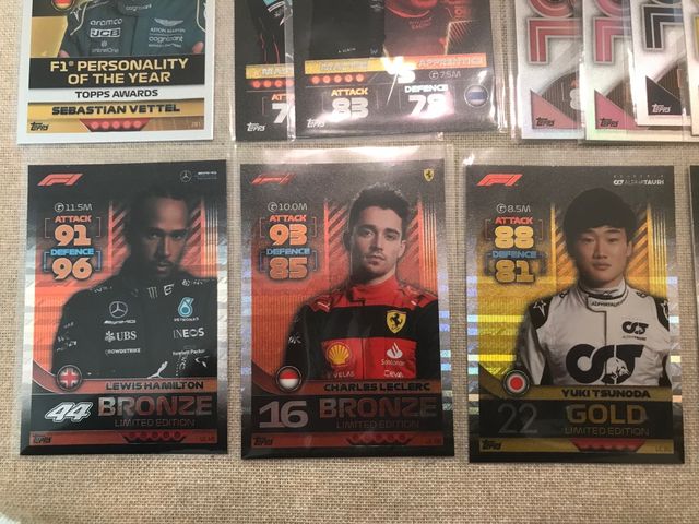 Lote cartas TURBO ATTAX 2022