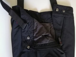 Pantaloni da sci da donna con bretelle, taglia S