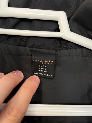 Abrigo bomber negro