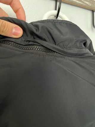 Abrigo bomber negro