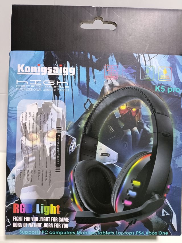 GAMING CASCOS DE PARA GAMING. (NUEVOS)