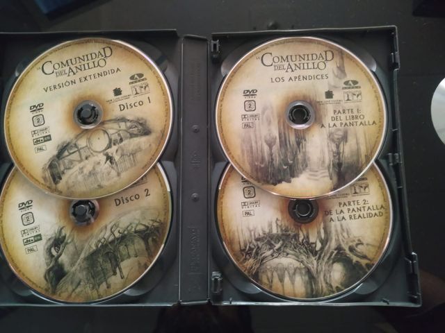 El Señor De Los Anillos DVD, versión extendida.