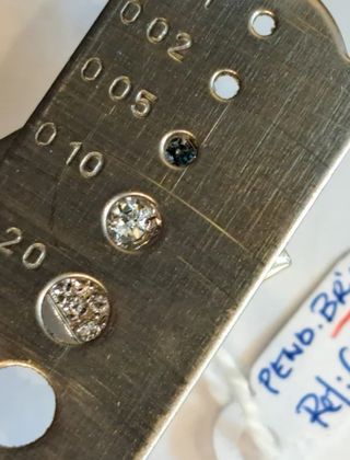 Pendientes Oro 18K Blanco con Diamantes 