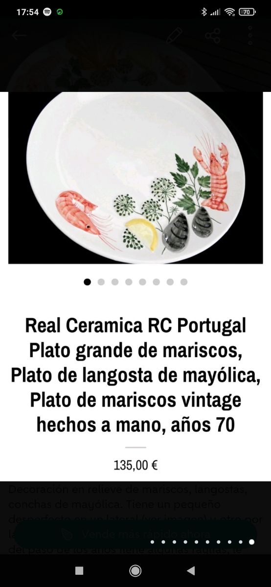 ANTIGUA FUENTE CERÁMICA R.C PORTUGAL