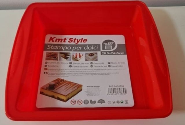 Molde de silicona rectangular