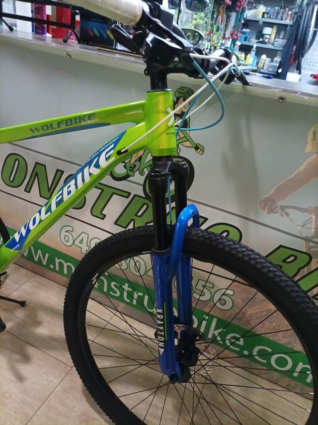 wolf bike aluminio talla s-m última unidad