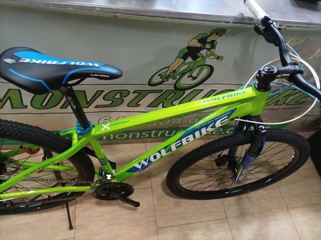 wolf bike aluminio talla s-m última unidad