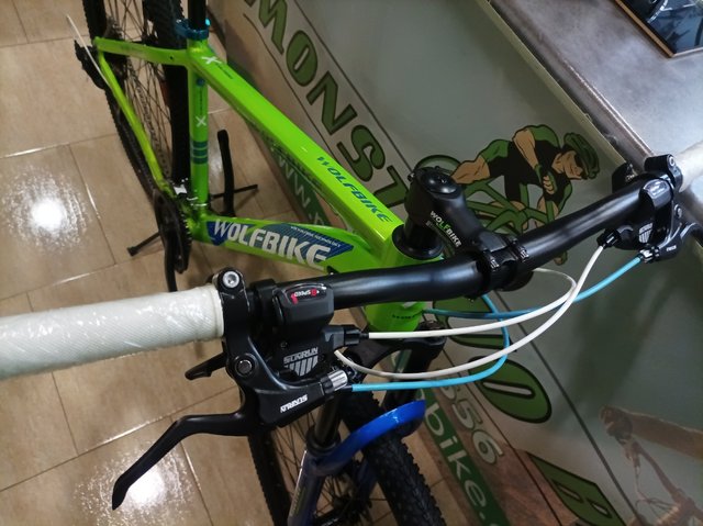 wolf bike aluminio talla s-m última unidad