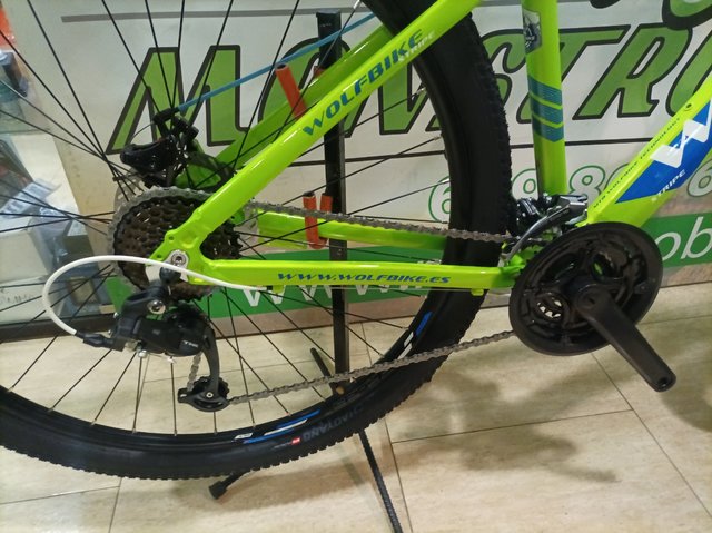 wolf bike aluminio talla s-m última unidad