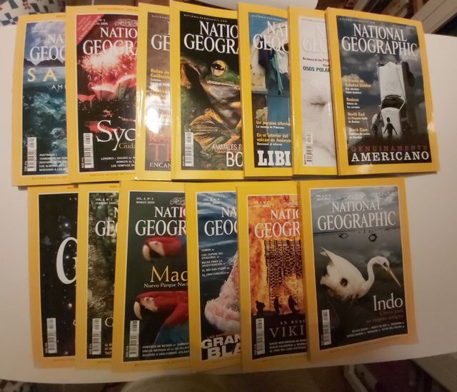 Revistas año 2000 National Geographic  