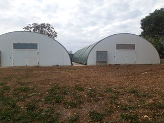 Estructura  metálica para invernaderos galvanizada