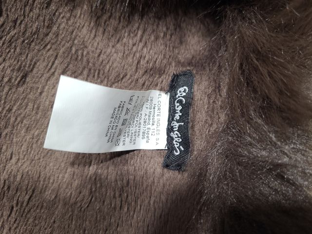 bufanda peluda nueva