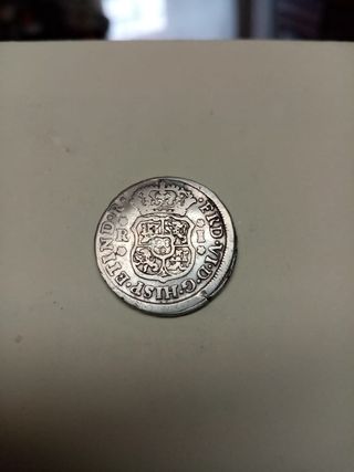 Fernando VI, rey de España, moneda de plata de 1 r