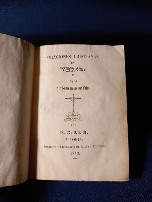 ANNO 1.843 PREGHIERE CRISTIANE