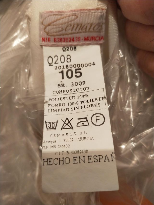 VESTIDO COMUNIÓN T.105