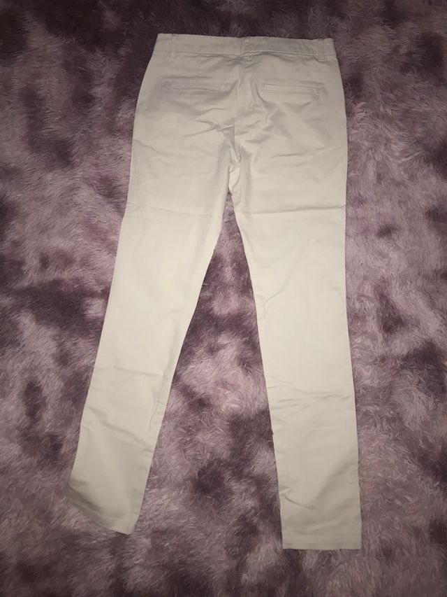 Pantalón pitillo Mango mujer Blanco talla 36 / S