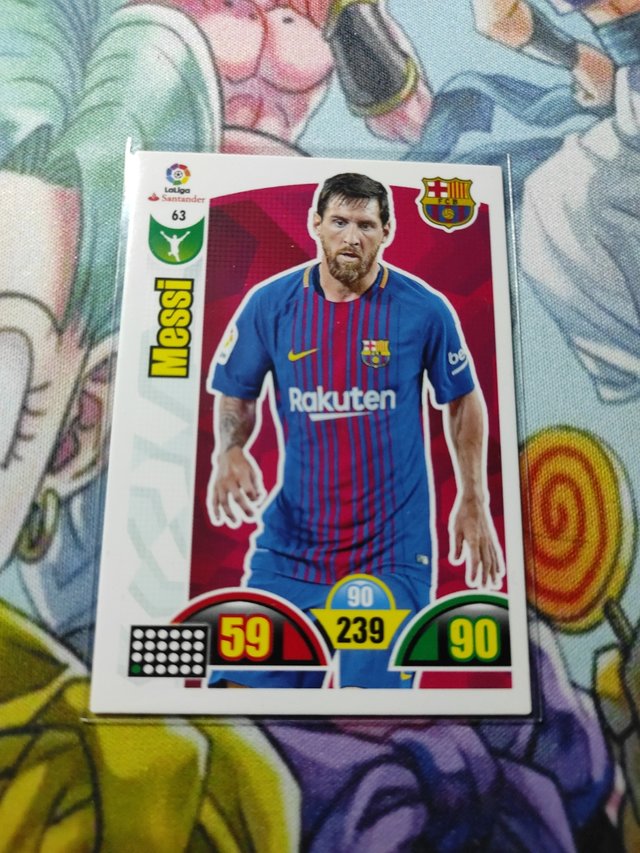 Carte Panini Adrenalyn XL Messi Golden Ball - Collector Rare, FC Barcelone