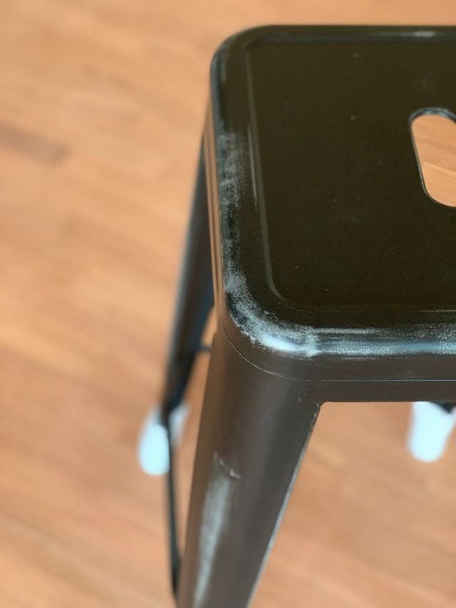 2 Sgabelli alti neri effetto vintage mod. Tolix