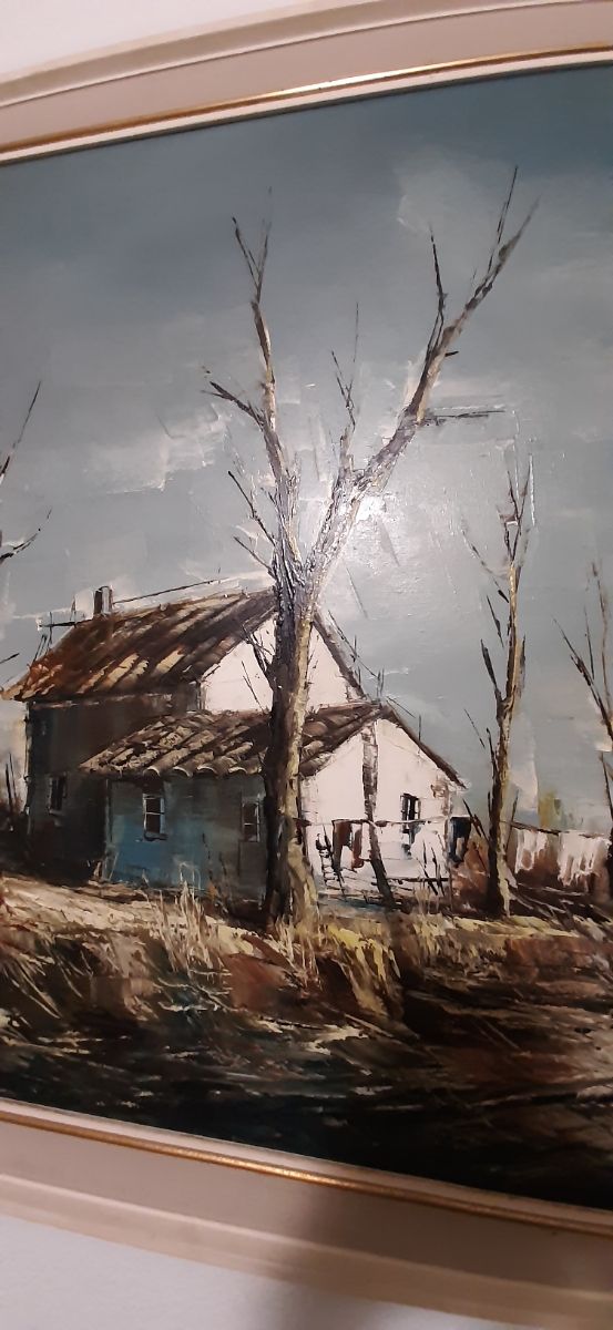 Cuadro óleo pintor Iglesias