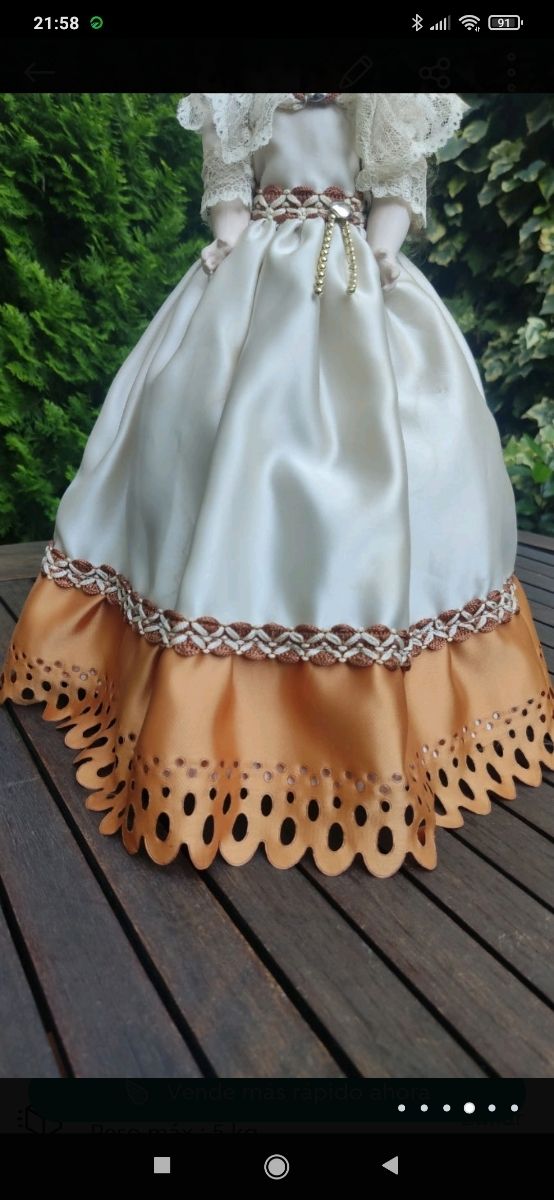 OFERTA! ANTIGUA MUÑECA DE PORCELANA